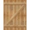 Ekena Millwork Joined Board-n-Batten Shutters w/Z-Bar, Rough Sawn Western Red Cedar, 32 1/4W x 42H, PR RBJ06Z32X042RWR - alternate 3